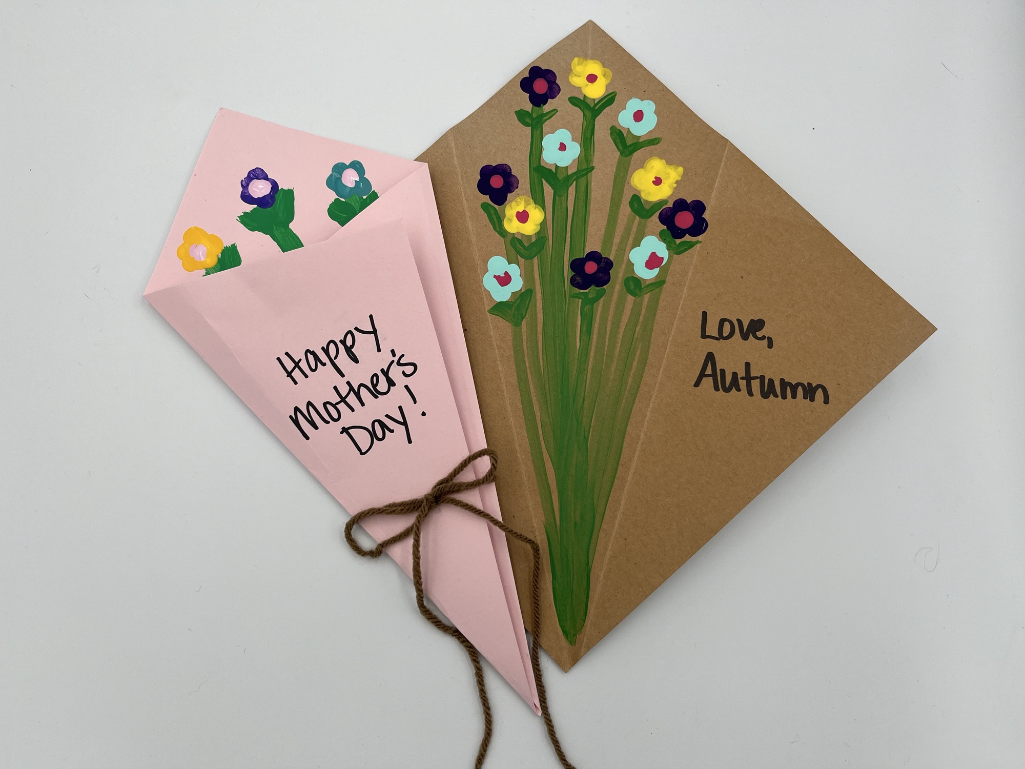 Fingerprint Bouquet Mother’s Day Card and Guess Which Mother Digital Game for TH Articulation Practice