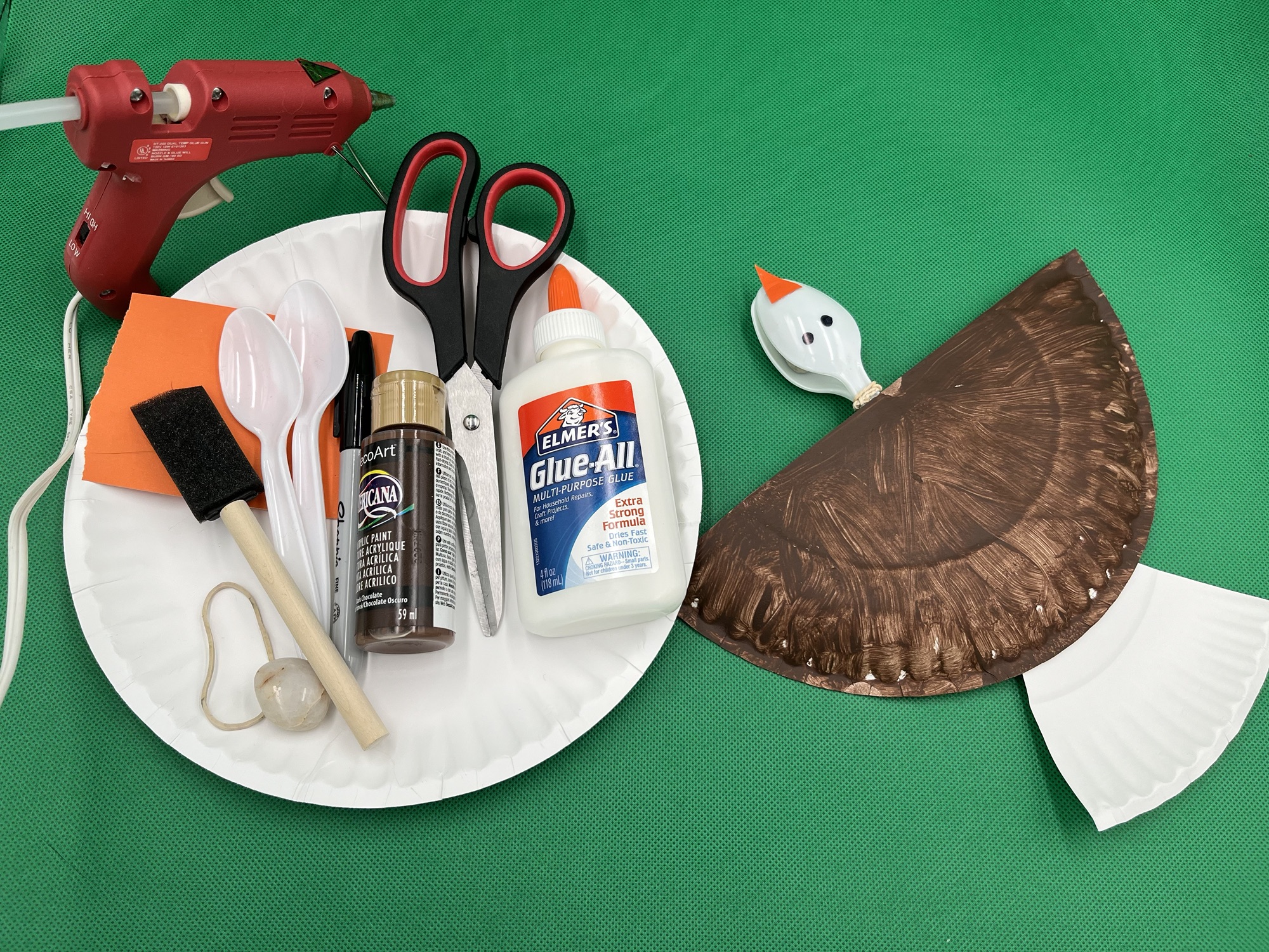 Plastic Spoon Flying Eagle and Feed the Eagle Digital Game for Long E Sound Articulation and Phonics Practice